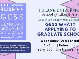 GESS What? Applying to Grad School illustration