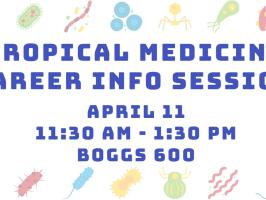 Tropical Medicine Career Info Session illustration