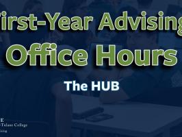 First-Year Advising Office Hours illustration