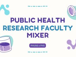 Public Health Research Faculty Mixer illustration