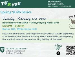 TU & You - Roundtable with ISAB - Demystifying Mardi Gras illustration