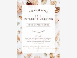 The Charrette Fall Interest Meeting illustration
