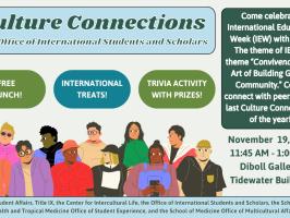 Culture Connections with the Office of International Students and Scholars illustration