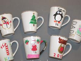 Holiday Mug Decorating illustration