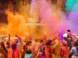Holi 2025 - South Asian Association at Tulane University illustration