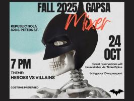 GAPSA Fall Mixer 2025 illustration