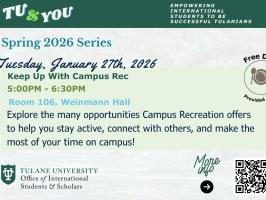 TU & You - Keep Up With Campus Rec illustration