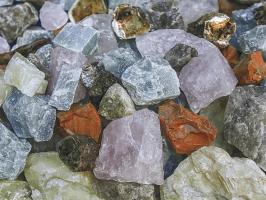 Rock, Mineral, and Fossil sale at Tulane Earth Day Festival illustration
