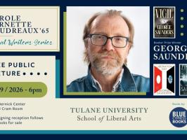 George Saunders - Carole Barnette Boudreaux '65 Great Writers Series - Talk, Reception, & Book Signing illustration
