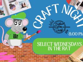 Craft Night in the Rat | Scrapbook Night illustration