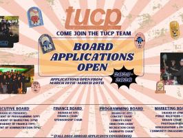 TUCP Board Applications 2025-2026 illustration