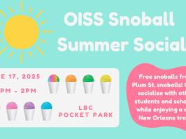 OISS Snoball Summer Social illustration