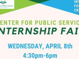 Public Service Internship Fair illustration