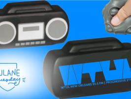 Tulane Tuesday | WTUL Stress Radios illustration