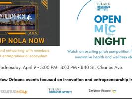 StartupNOLA Now Innovation Happy Hour X Open MIC Night (Medical Innovation Challenge Night) illustration
