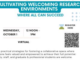 Cultivating Welcoming Research Environments Where All Can Succeed illustration
