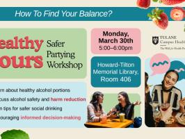 Healthy Pours: Safer Partying Workshop  illustration