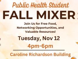 Public Health Student Fall Mixer  illustration