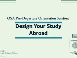 Study Abroad Predeparture Conference: Design Your Study Abroad illustration